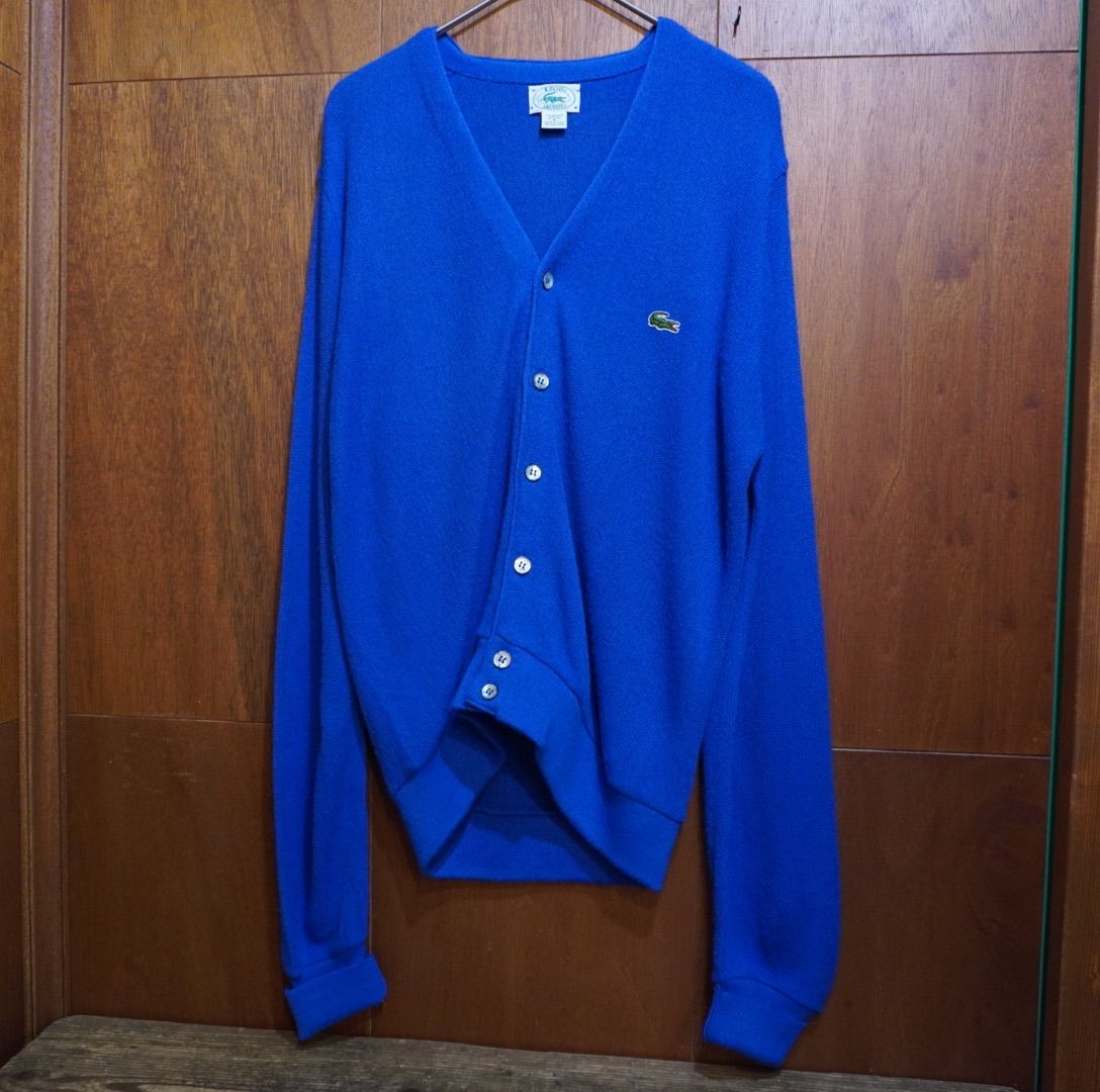 USA製 80s IZOD LACOSTE アクリルニットカーディガン - メルカリ