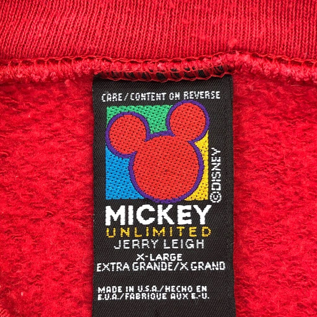 90年代 USA製 Disney ディズニー MICKEY UNLIMITED ミッキー
