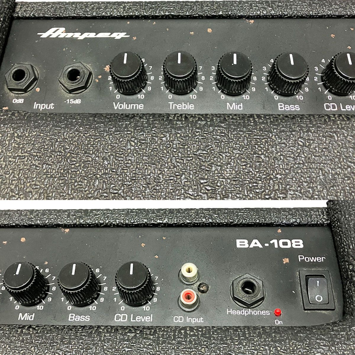 アンペグ ベースアンプ AMPEG BA-108 BASS AMP 動作確認 完動品 音響