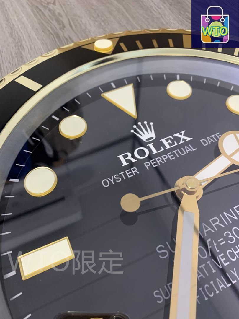 ロレックス ROLEX 掛け時計 サブマリーナブラック-WTO輸入1