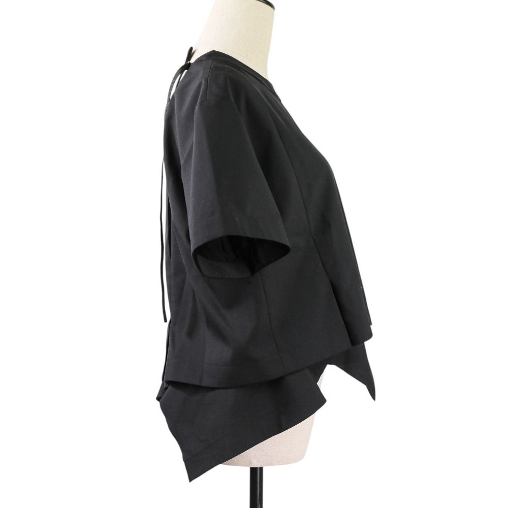 美品 24SS サカイ Suiting Pullover カットデザイン 裾フリル プル