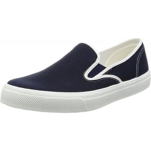 アサヒシューズ 男女兼用 スリッポン 501 ネイビー 25.5cm 2E 紳士 婦人 アサヒ シューズ 靴 日本製