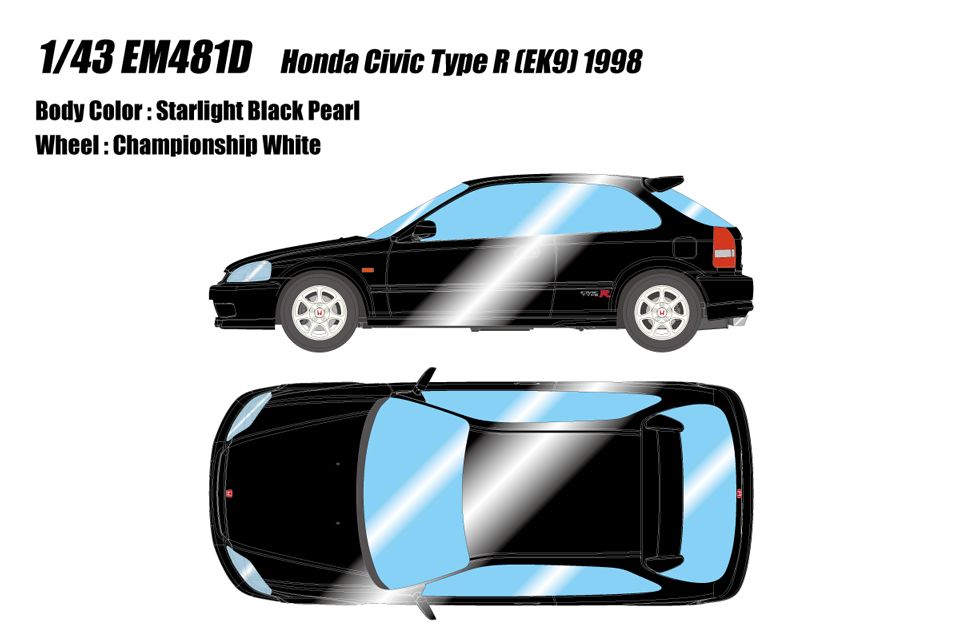 ホンダ シビック タイプR (EK9) 1998 スターライトブラックパール