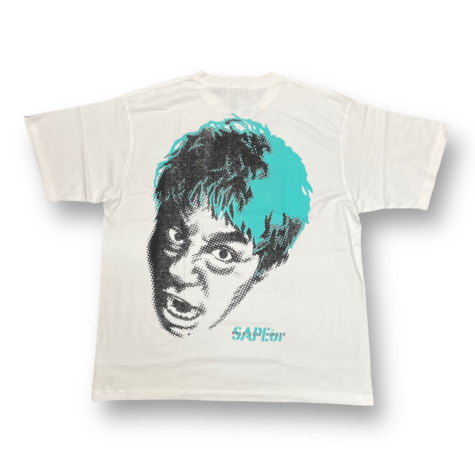 新品 SAPEur MASATOSHI HAMADA 浜田雅功 コラボ プリント Tシャツ