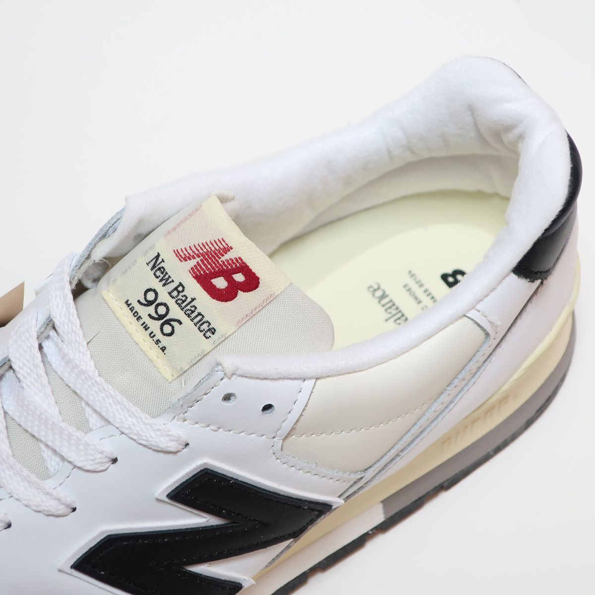 NEW BALANCE U996TC WHITE/IVORY LEATHER MADE IN USA