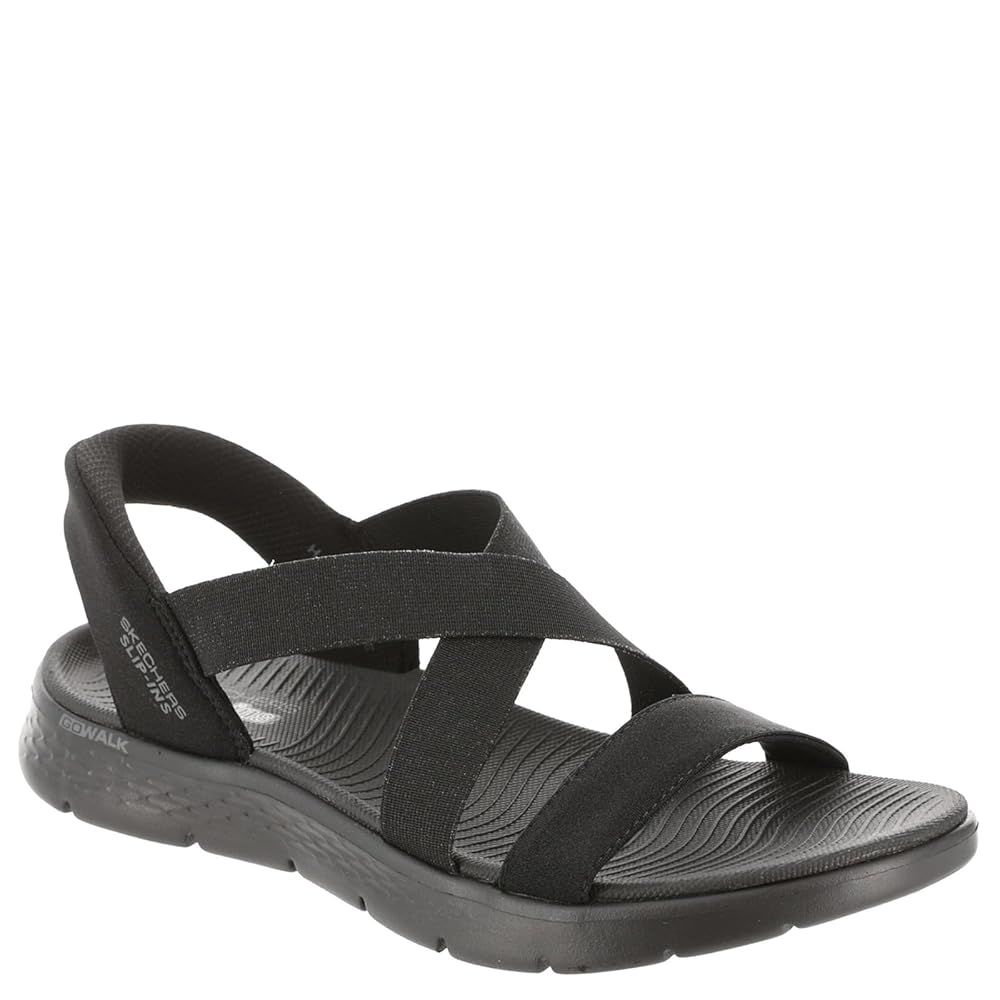 スケッチャーズ スニーカー GO Walk Flex Sandal-Glimmer レディース BBK 23.0 cm