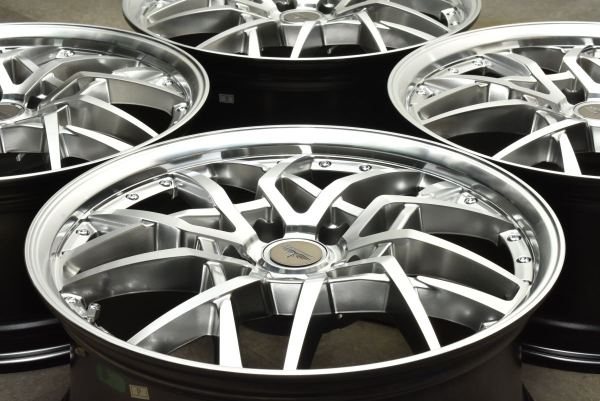 ドルフレン ゴディオ 18in 8J 42 PCD114.3 ４本 レクサス GS IS クラウン マークX カムリ アコード スカイライン アテンザ