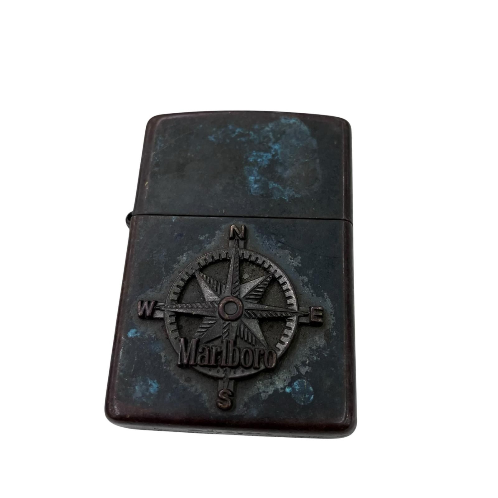 170590 現状品 Marlboro zippo マルボロ ジッポー コンパス ライター
