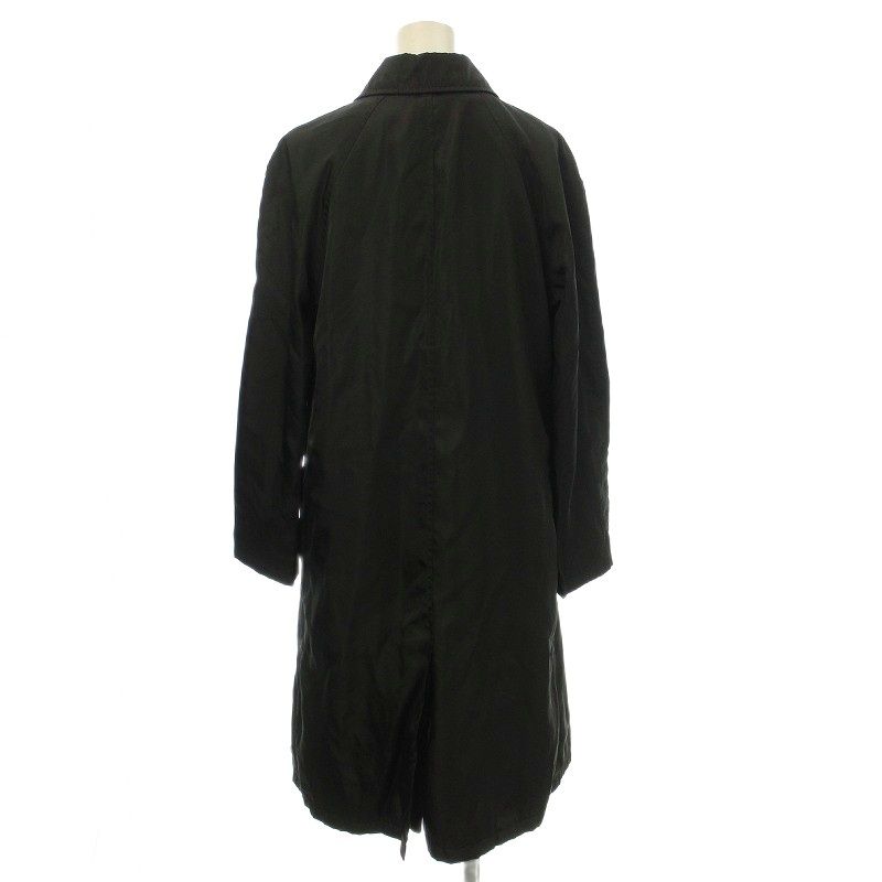 プラダ PRADA ナイロン ステンカラーコート ロング M 黒 プラダ PRADA ナイロン ステンカラーコート ロング M 黒