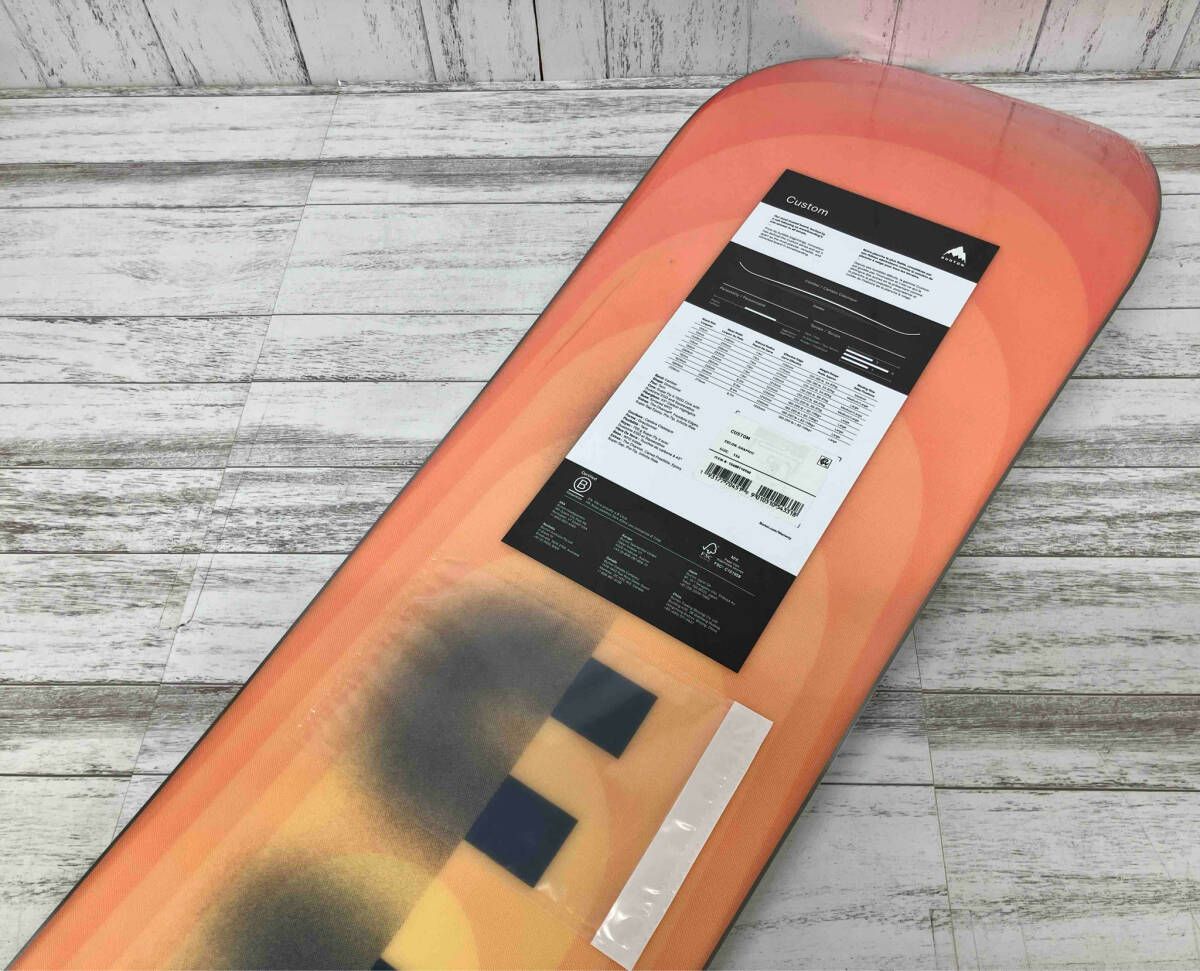 未使用 BURTON CUSTOM 154cm FV 23-24 FSバインM付 スノーボード板◇BURTON◇CUSTOM GRAPHIC◇23/24◇154cm◇未使用◇