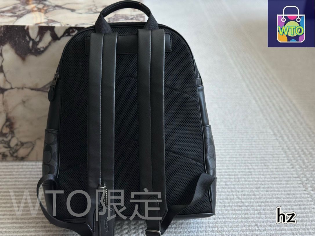 COACH コーチ レザー ダブルジッパー　バッグパック 今日特価】Coach コーチ バックパック ダブルジッパーとダブル