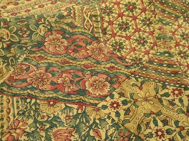 平和屋着物□上質な小紋 切嵌花文 正絹 逸品 AAAU3404ru