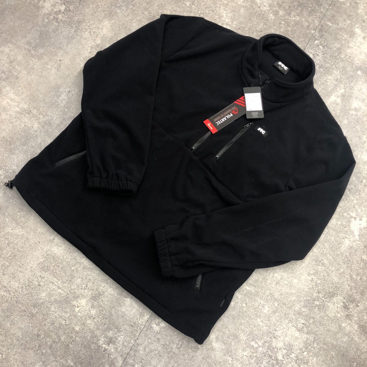 FTC エフティーシー POLARTEC WIND PRO FLEECE HALF ZIP PULLOVER フリース ハーフジップ タグ付き  サイズL 22AWモデル - メルカリ