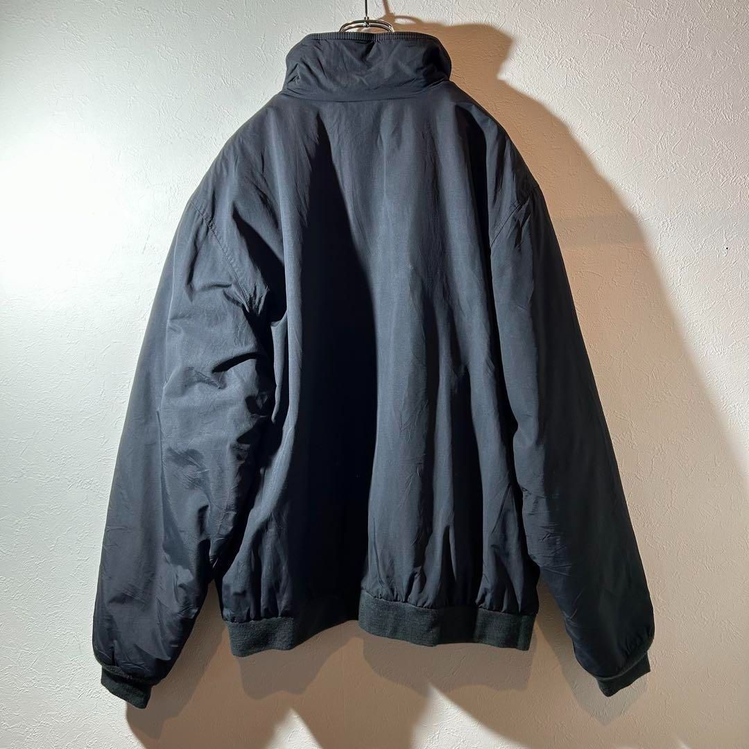 90's~ L.L Bean ナイロンシェルジャケット ブラック フリース裏地 LLBEAN 90s ArcelorMittal裏フリース厚手ナイロンジャケット