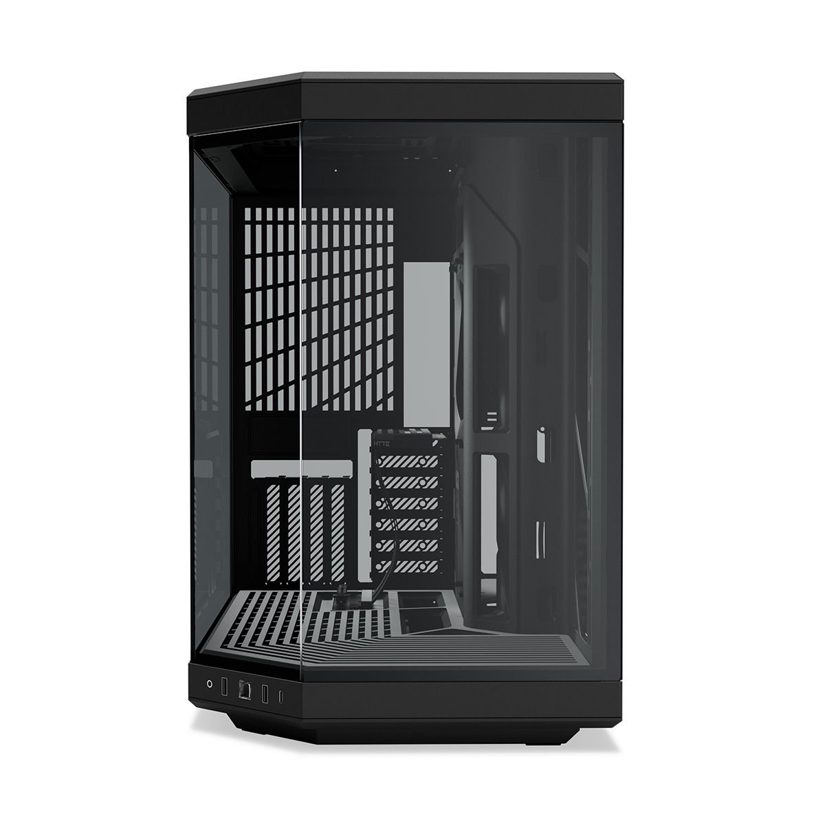 冷却 PCケース ハイト HYTE Y70 Black ミドルタワー パノラマ強化ガラス ブラック