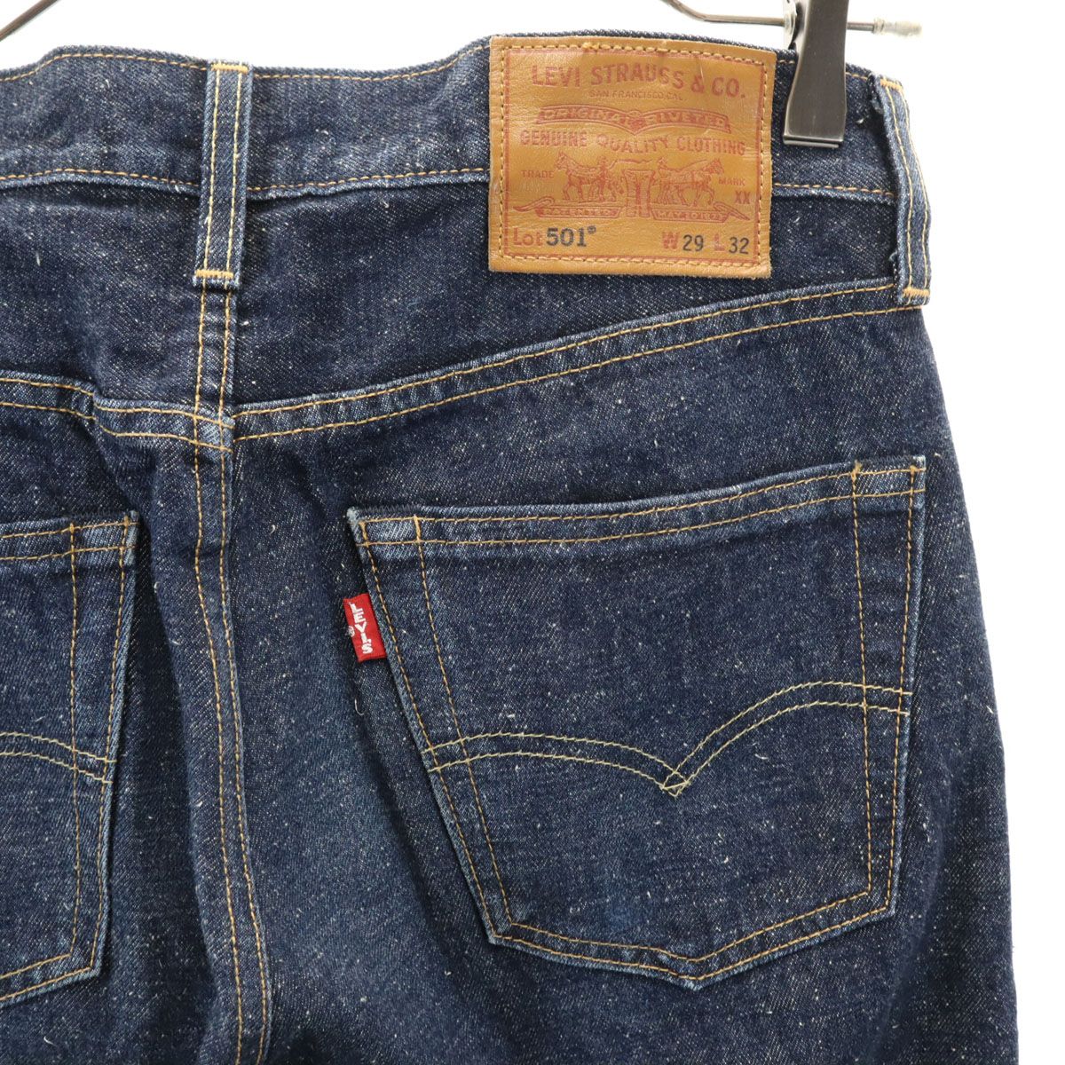 濃紺 リーバイスプレミアム 501 赤耳 ビッグE デニムパンツ USA製 リーバイス プレミアム 501 赤耳 ビッグE デニム 大きめ