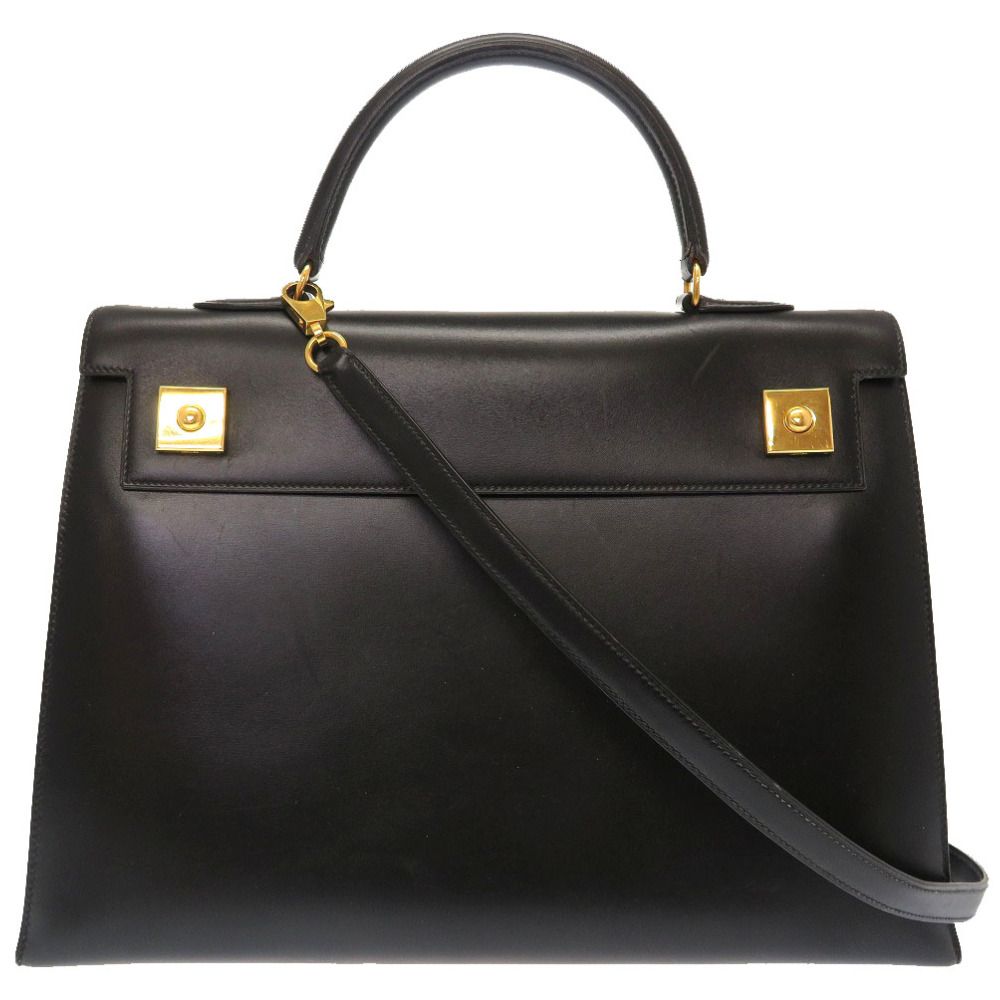 エルメス ピアノボックス カーフ ハンドバッグ HERMES エルメス ハンドバッグ ピアノ ボックスカーフレザー