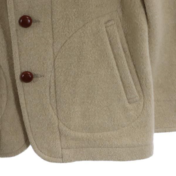 ダントン ウールブレンド 日本製 ロゴ刺繍 ジャケット 36