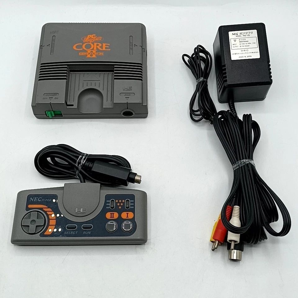 動作品 NEC PCエンジン コアグラフィックス2 本体一式セット PC Engine Core Grafx II