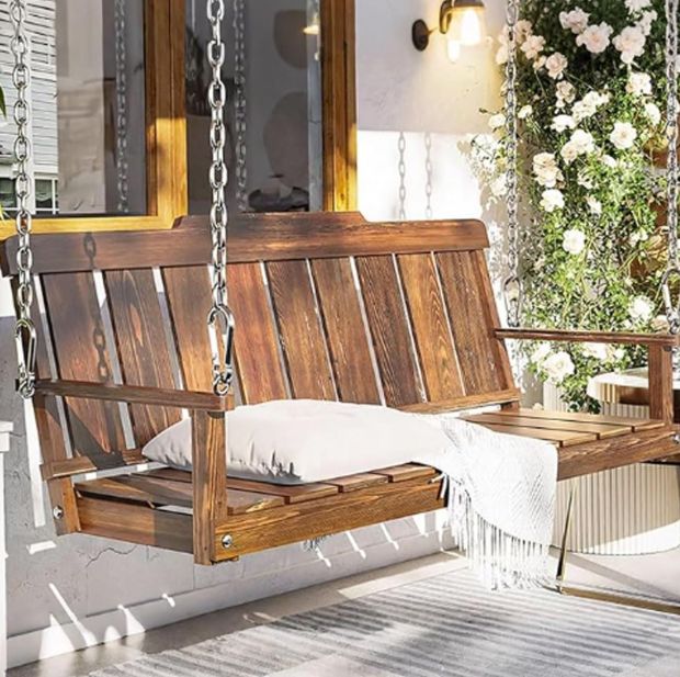 吊り下げチェーンと固定ネジ付き 高耐久700ポンド耐荷重2人用