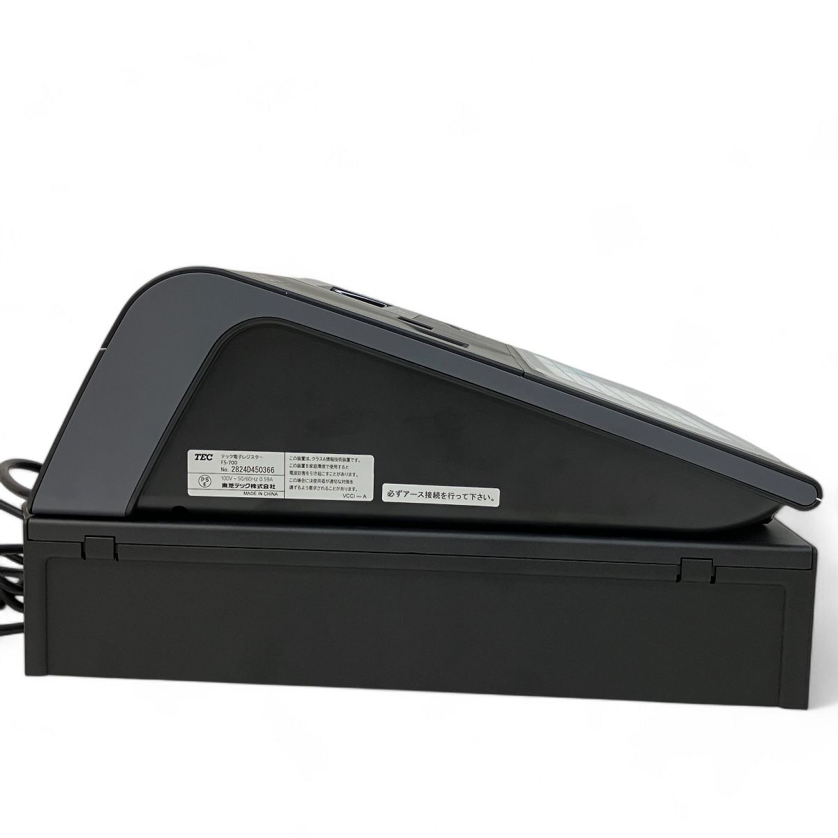 TEC 東芝テック Shallot FS-700 レジスター ブラック 家電 事務用品