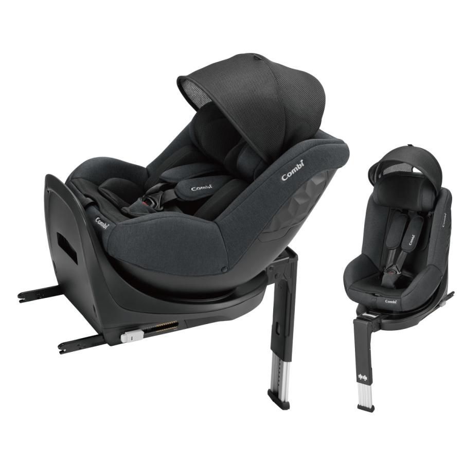【開封済・未使用品】 コンビ 回転式チャイルドシート クルムーヴ R129 エッグショック CA ブラック ISOFIX 18601 BK K1004 1010ML003 0120241008101501