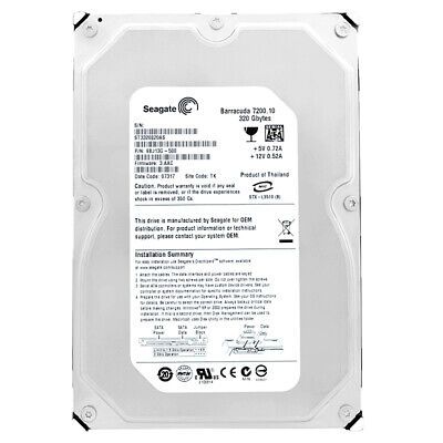 Festplatte SEAGATE ST3320820AS 320GB 7200U/min 8MB SATA II 3.5'' zoll