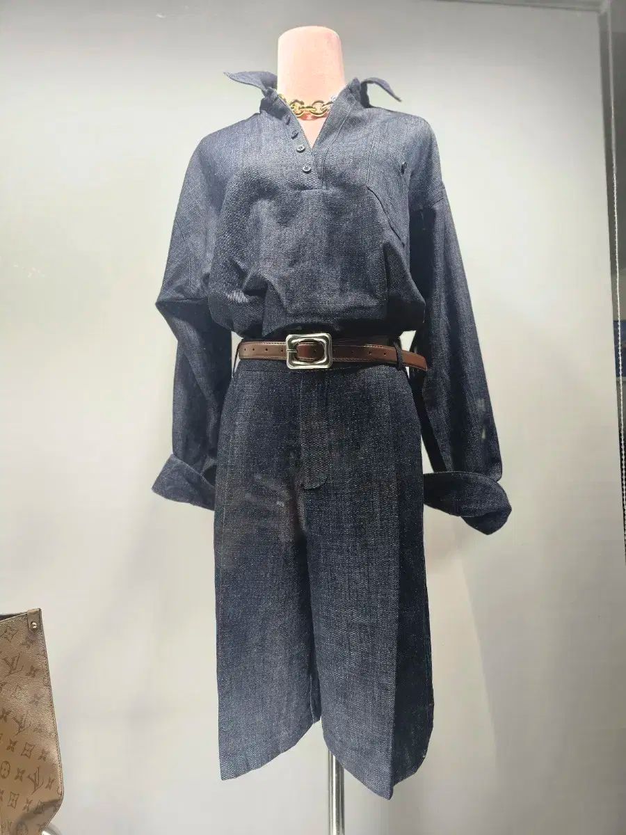 輸入品 リネンブラウス 半ズボン セット
