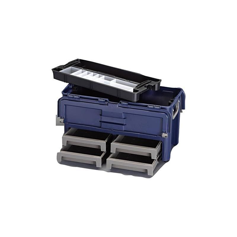 エスコ Esco 621x311x322mm 工具箱 中皿 引出し付 EA505RA-62