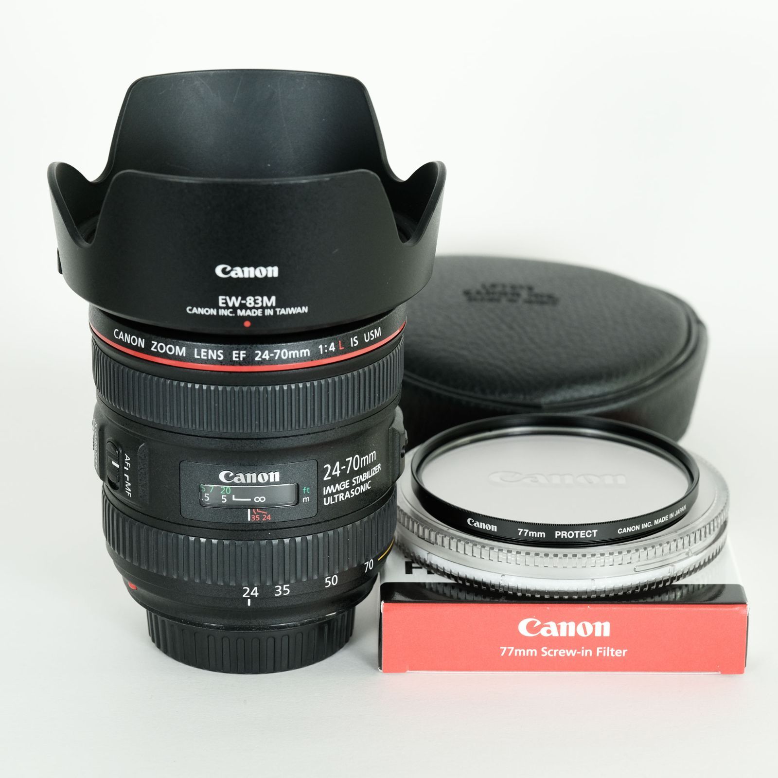 良品｜純正フィルター付] Canon EF24-70mm F4L IS USM / キヤノンEF 
