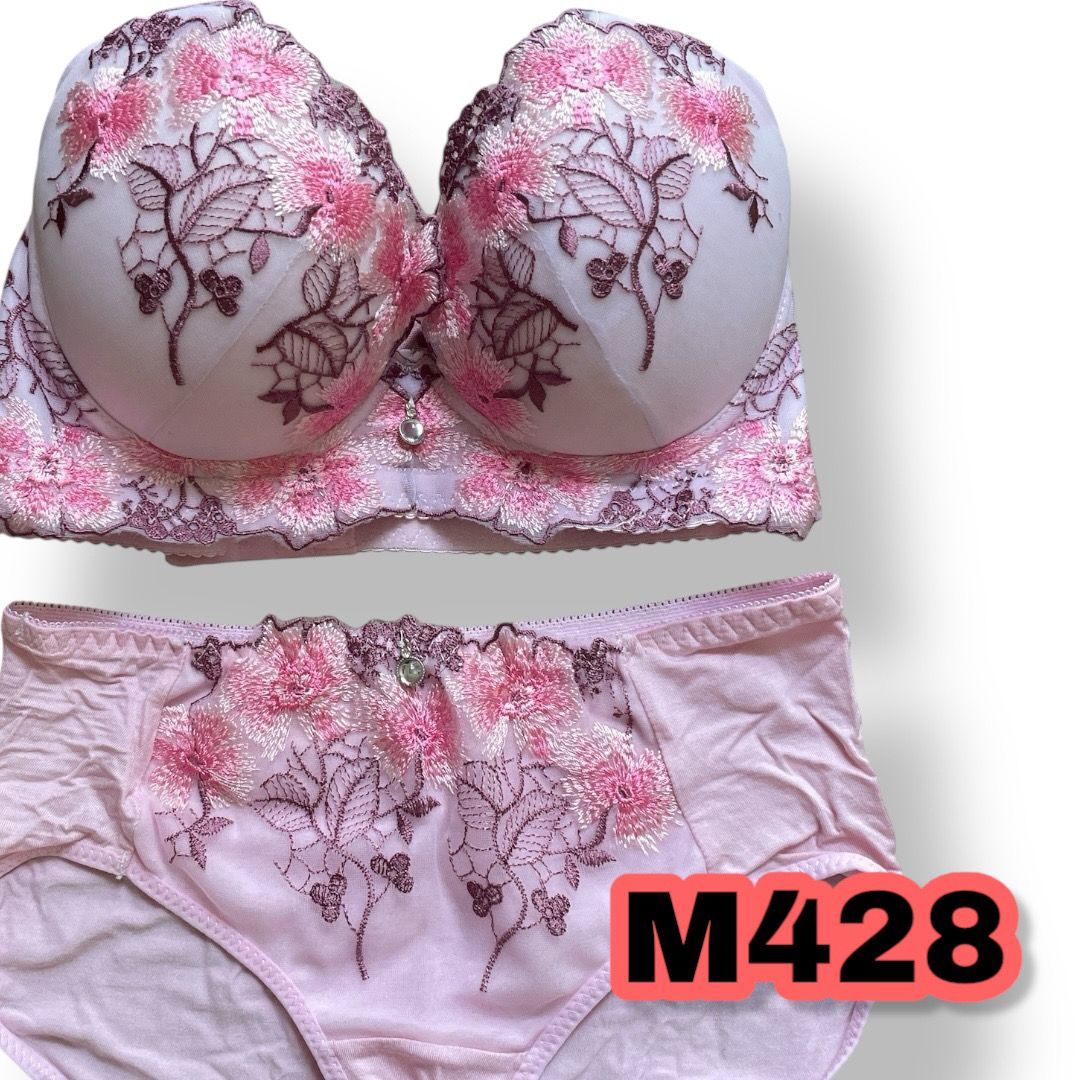 M*R collection] 下着 脇高ブラ＆ショーツセット レディース