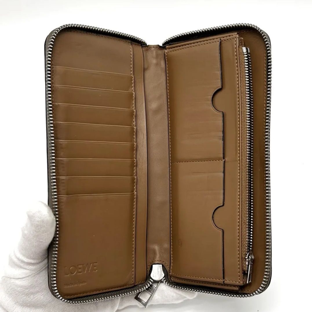 ★レア★ロエベ LOEWE アナグラム　ラウンドジップ　長財布　オーガナイザー LOEWE】ロエベ ジップアラウンドウォレット 長財布レディース