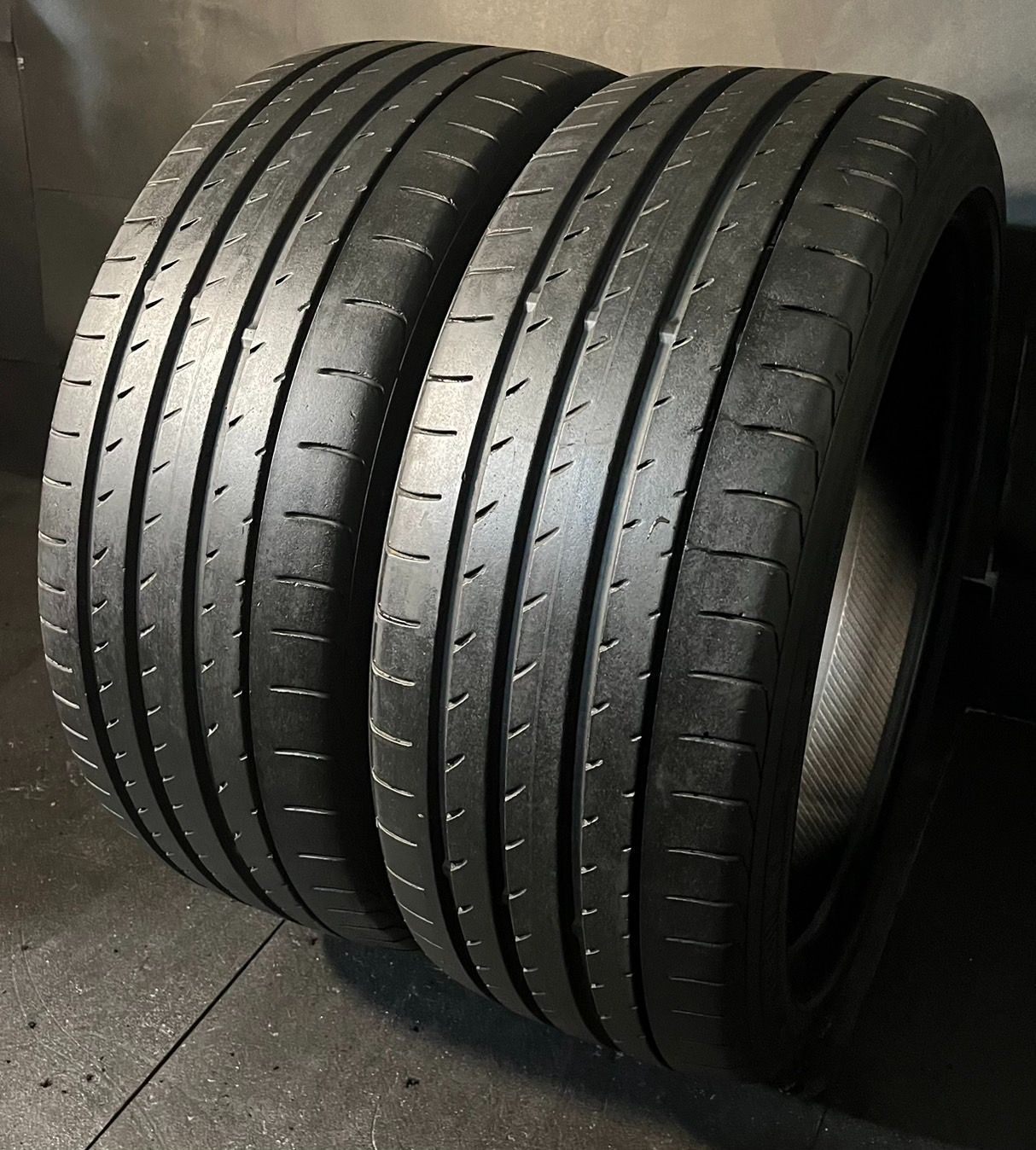 製 約8分山 ヨコハマ YOKOHAMA アドバン ADVANSport V105 Z P S ランフラット 225 40R19 2本 h_449