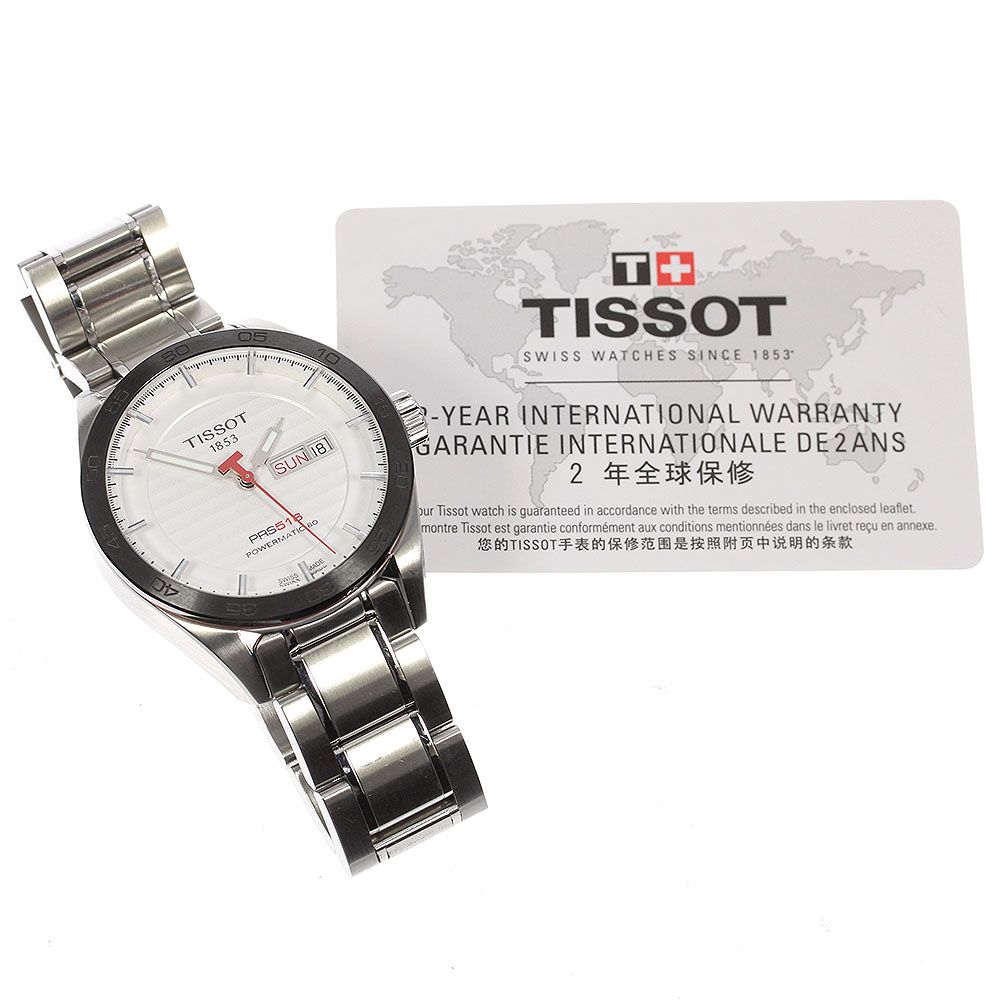 正規品『希少』ほぼ新品TISSOT　T100430A TスポーツPRS516 TISSOT ティソ T100430A Tスポーツ PRS516 デイデイト 自動巻き