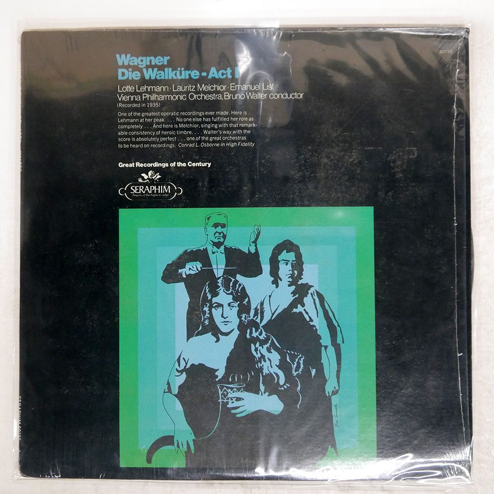 US盤 ブルーノワルター/WAGNER:DIE WALKRE ACT I/SERAPHIM 60190