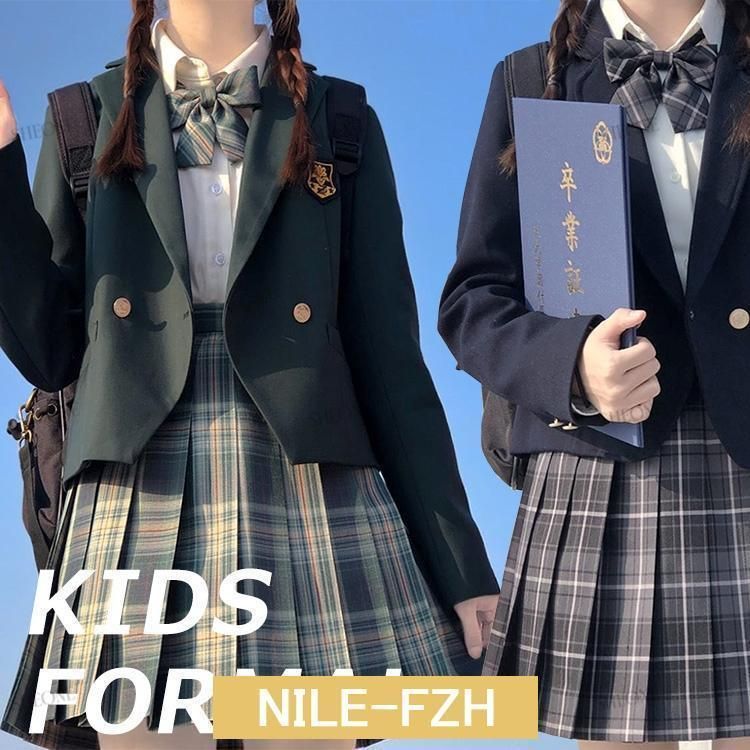 制服 ブレザー セット なんちゃって制服 スカート セット 韓国 女子高生 入学式 スーツ 女の子 チェック柄 スカート フォーマル 制服 スーツ 発表会 女の子 ブラ