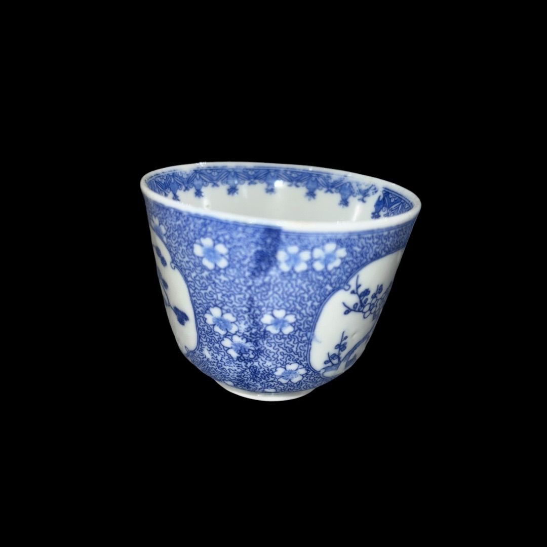 古伊万里 江戸時代 蕎麦猪口 3客セット 小鉢 骨董 アンティーク