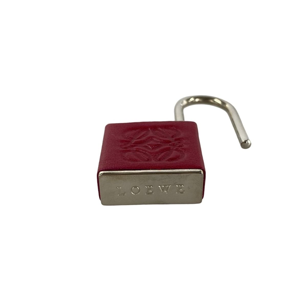 LOEWE(ロエベ) 小物美品 - ボルドー×シルバー パドロック(南京錠 LOEWE(ロエベ) 小物美品 - ボルドー×シルバー パドロック(南京錠