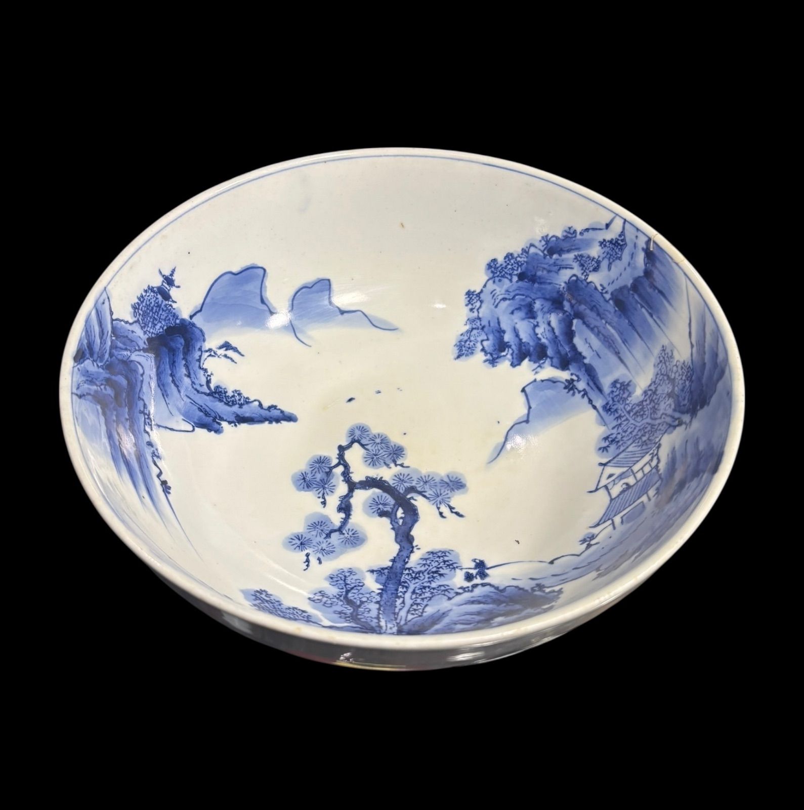 伊万里 染付 大鉢 山水図 盛り鉢 色絵 鉢 取り皿 飾り皿 和食器