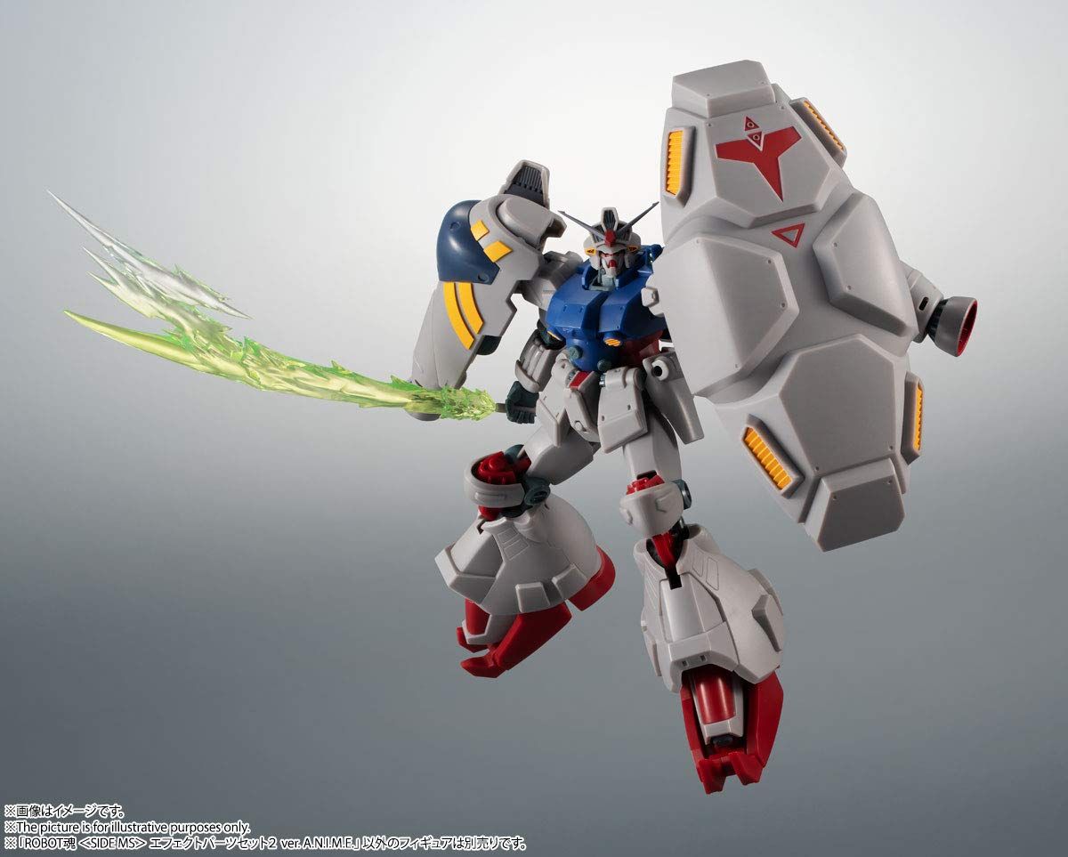  NATIONS ROBOT魂 機動戦士ガンダム SIDE MS エフェクトパーツセット2 ver. A.N.I.M.E. PVC-ABS製 塗装済み完成品フィギュア その他 おもちゃ