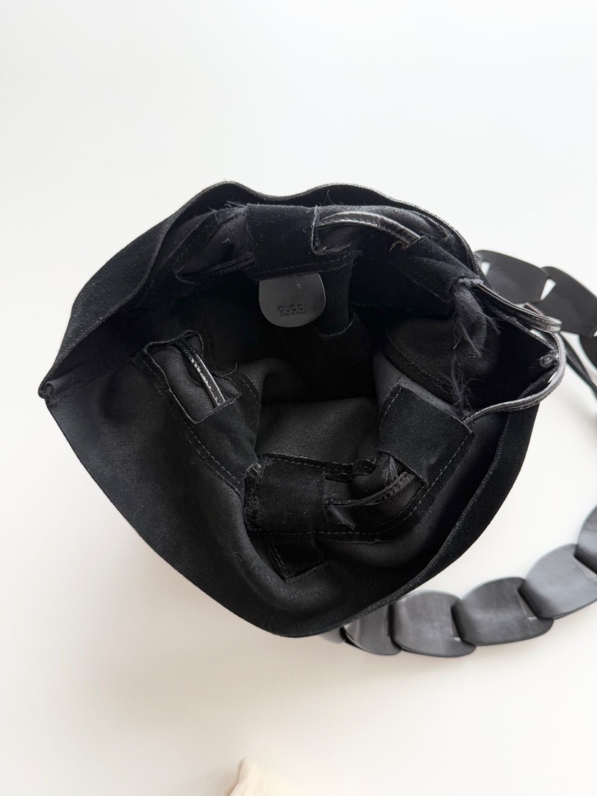 SS1997 GUCCI LEATHER SHOULDER BAG グッチ archive アーカイブ レザー