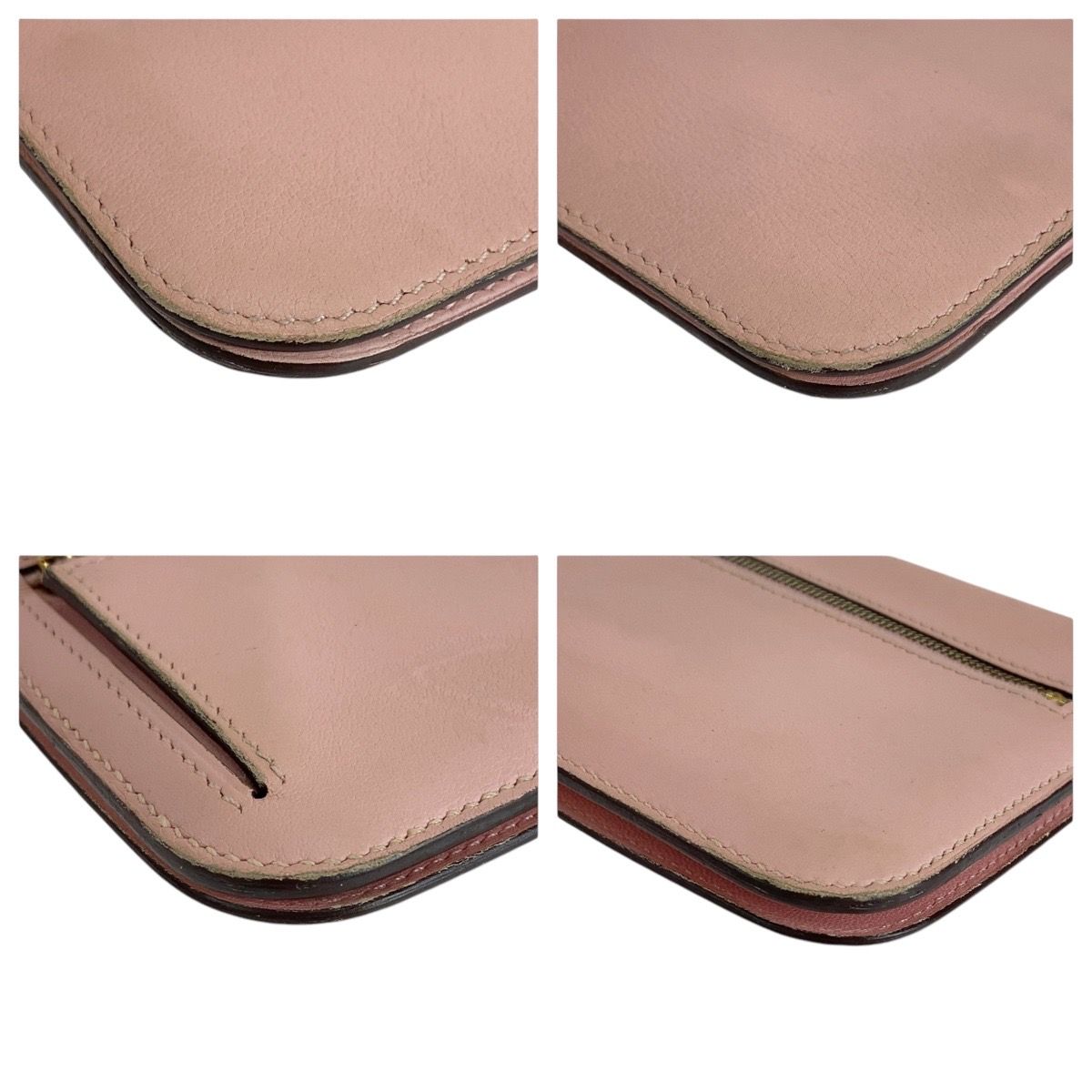 HERMES エルメス ドゴンロング ピンク ローズサクラ ゴールド金具  