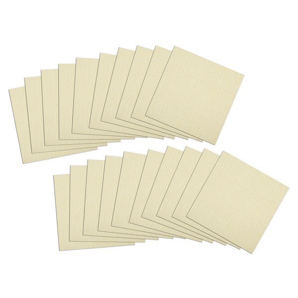 まとめ おくだけ吸着ペット用撥水タイルマット 同色20枚入 アイボリー ペット用品 ×12セット