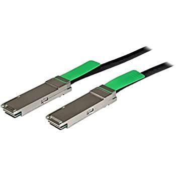 StarTech.com DAC Twinax ケーブル 2m MSAアンコード 銅線ダイレクトアタッチケーブル MSA準拠スイッチ対応 QSFPMM2M