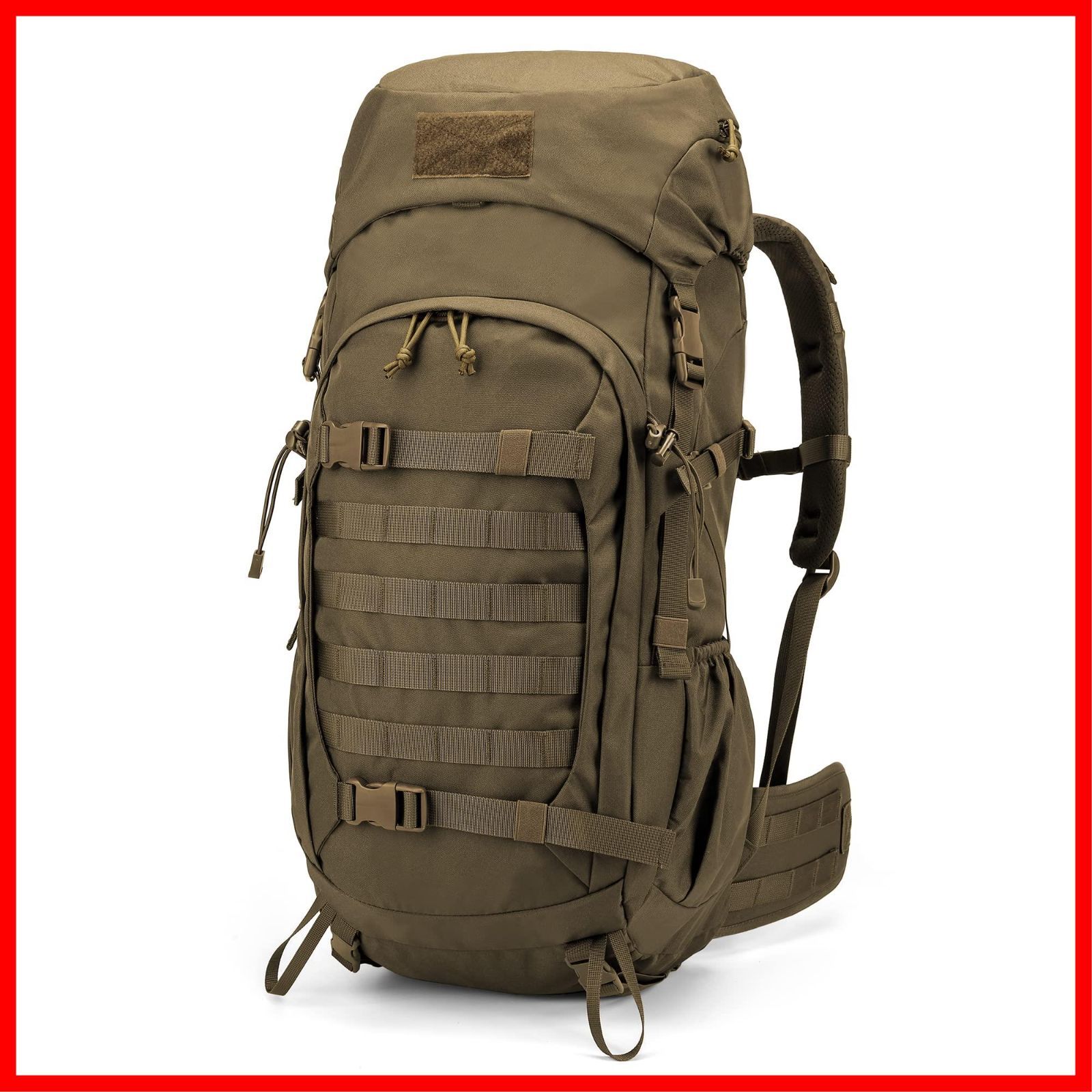 【迅速発送】Mardingtop 50L / 65L バックパック 大容量 登山 リュック タクティカル パック ミリタリー リュックサック キャンプ  トレッキング 旅行 防災 レインカバー付き