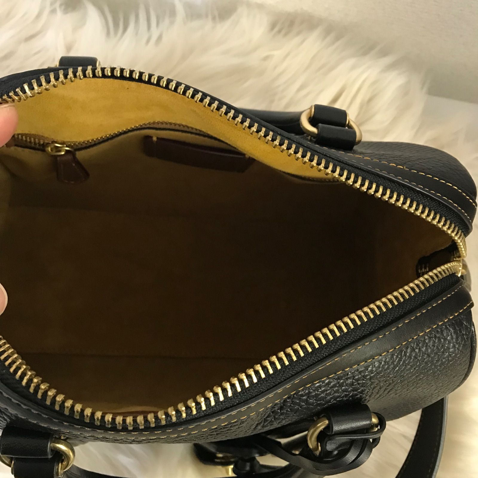 COACH コーチ ルビーサッチェル ミニボストン バッグ レザー C8864 