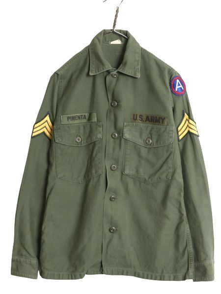 お得なクーポン配布中!】 60s 米軍実物 US ARMY コットン サテン