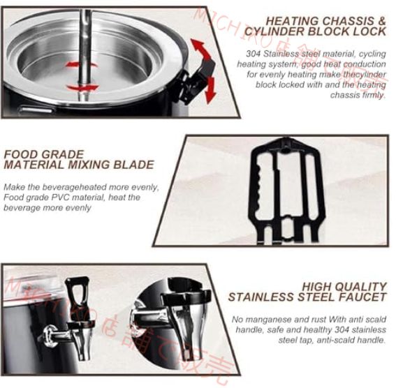 業務用ホットチョコレートディスペンサーマシン