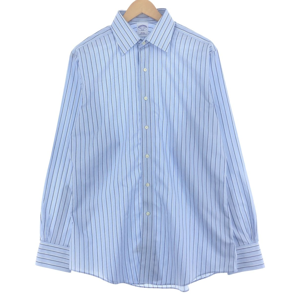 古着 ブルックスブラザーズ Brooks Brothers 346 長袖 ストライプシャツ メンズL/eaa433031