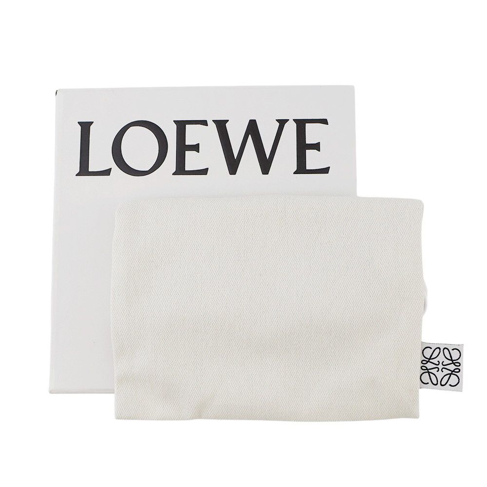 ロエベ べルト アナグラム コットン レザー サイズ75 E619Z26X01 LOEWE  